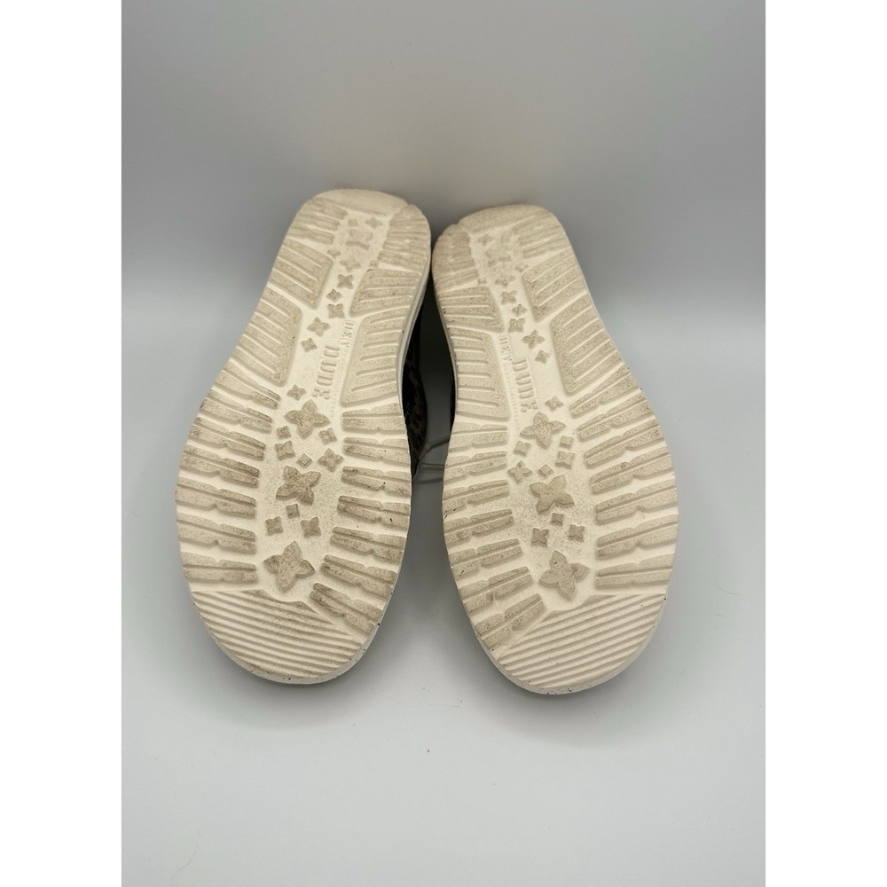 Hey Dude Wendy Jungle Brown Leopard Print Slip On Shoes Sneakers Size 8 Comfy - Picture 8 of 8